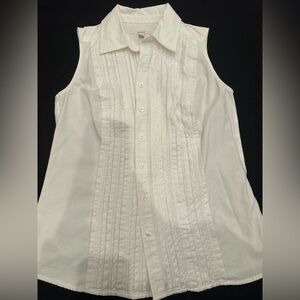 Merona Collard Button Up Top